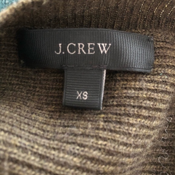 J. crew moss green sweater - Picture 4 of 5